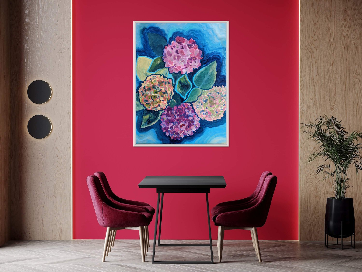 S109+Hydrangeas+in+a+pond